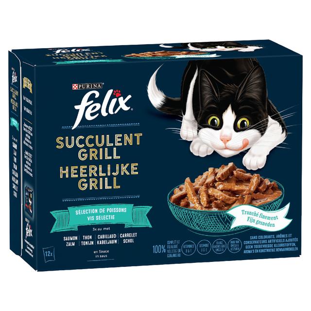 Felix Tasty Shreds w sosie, 12 x 80 g  - Rybne smaki on Productcaster.