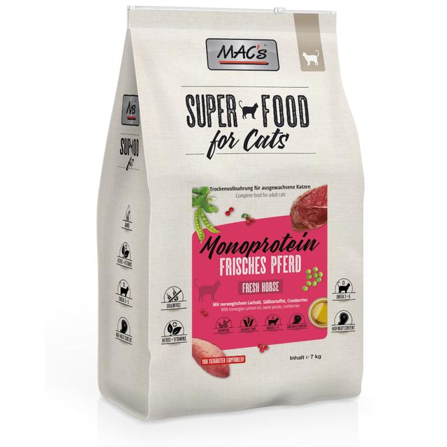 MAC's Superfood Adult Monoprotein, konina - 7 kg on Productcaster.