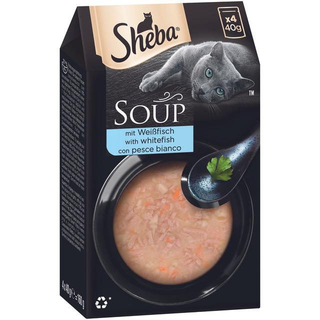 Sheba Classic Soup kapsičky 80 x 40 g výhodné balení - Bílá ryba on Productcaster.