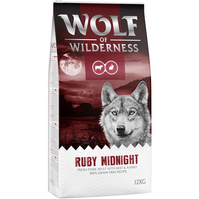 Wolf of Wilderness Adult "Ruby Midnight", wołowina i królik - 2 x 12 kg on Productcaster.