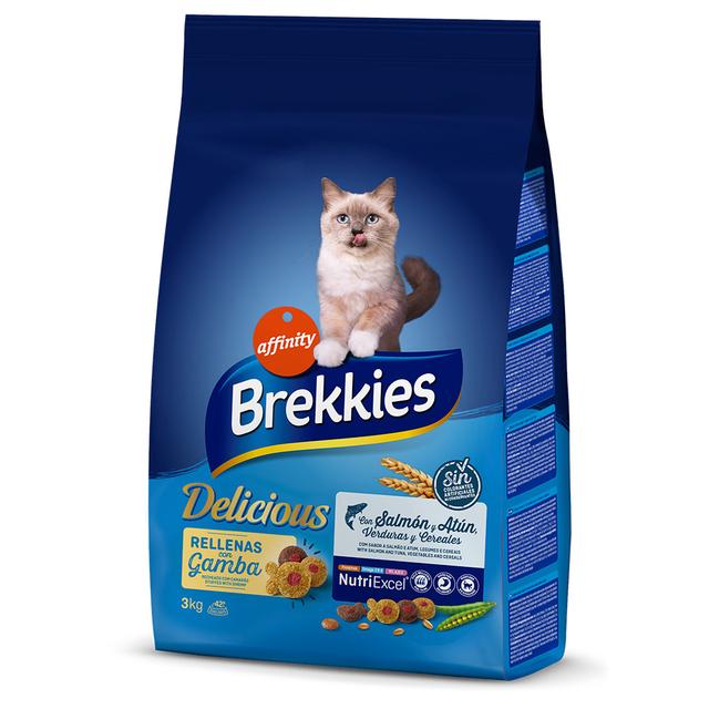 Brekkies Feline Delicious s rybou - výhodné balení: 2 x 3 kg on Productcaster.