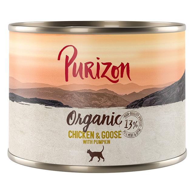 Korzystny pakiet Purizon Organic, 12 x 200 g - Kurczak i gęś z dynią on Productcaster.