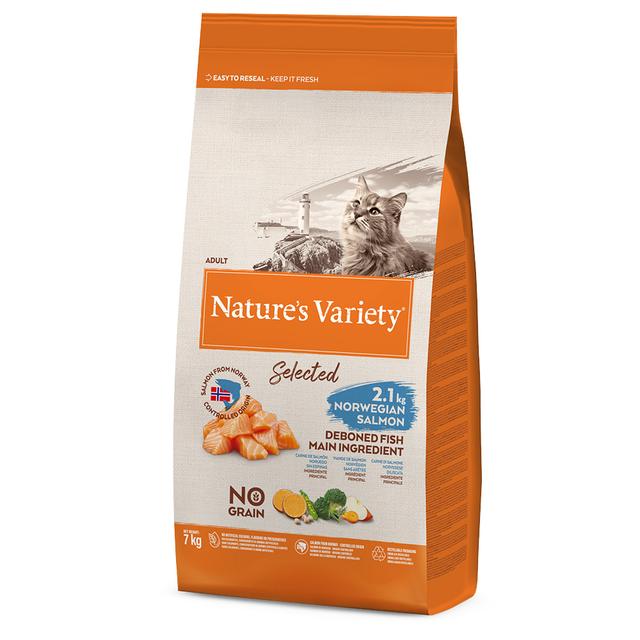Nature's Variety Selected, łosoś norweski - 7 kg on Productcaster.