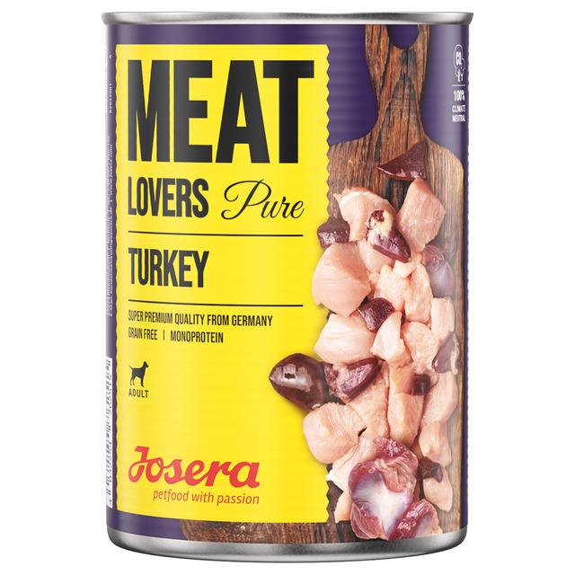 Výhodné balení Josera Meatlovers Pure 12 x 800 g - krocaní on Productcaster.