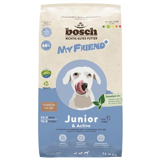 My Friend+ Dog Junior & Active - 12 kg on Productcaster.