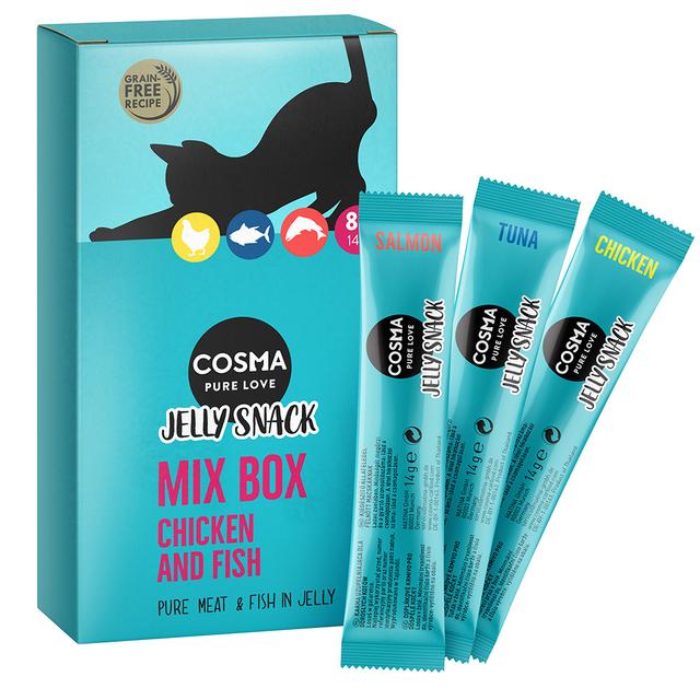 Cosma Jelly Snack 8 x 14 g - mix on Productcaster.