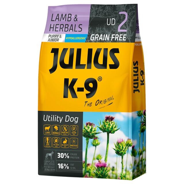 JULIUS K-9 Puppy & Junior, jagnięcina i zioła - 10 kg on Productcaster.
