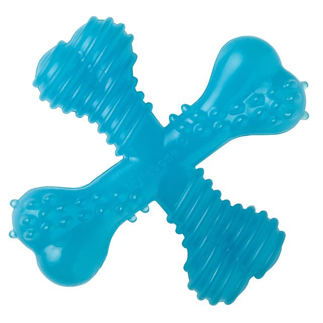 Žvýkací hračka Welpen Nylabone X-Bone - D 9 x Š 9 x V 3,5 cm on Productcaster.