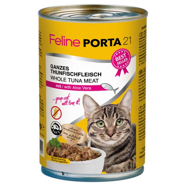 Korzystny pakiet Feline Porta 21, 12 x 400 g - Tuńczyk z aloesem on Productcaster.