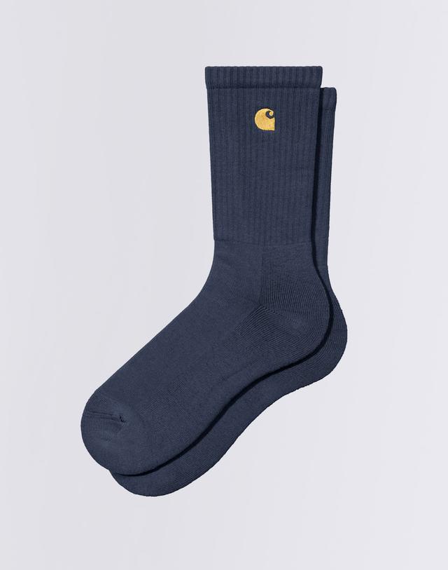 Carhartt WIP Chase Socks Blue/Gold on Productcaster.