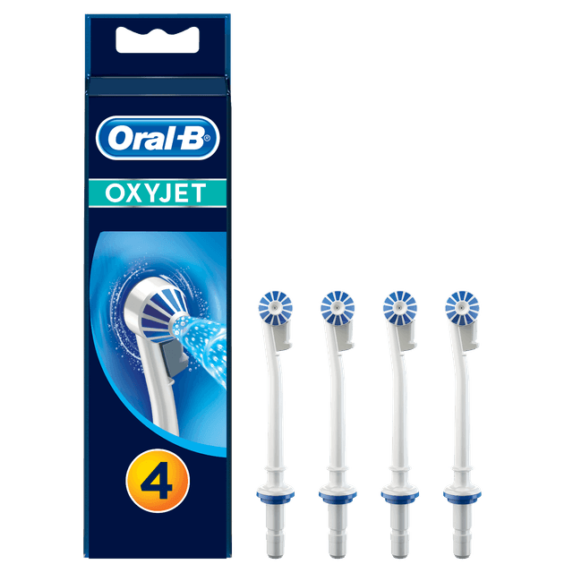 Oral-B OxyJet Irrigator Refills 4s' Jet Opzetspuitstukjes, Verpakking Van 4 on Productcaster.