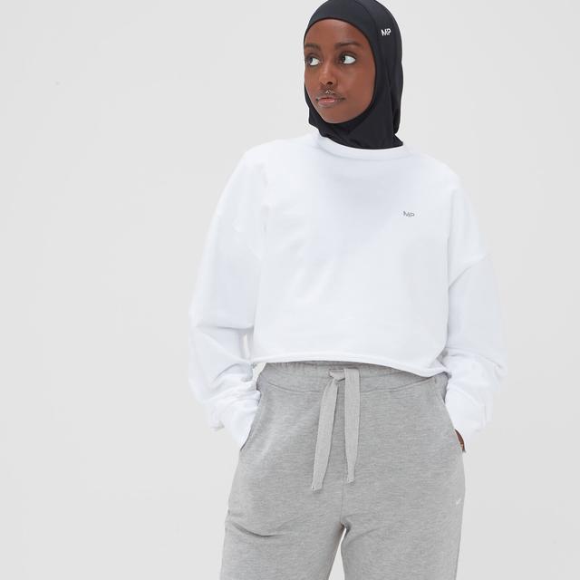 MP Composure Cropped Sweatshirt til kvinder – Hvid - XL on Productcaster.
