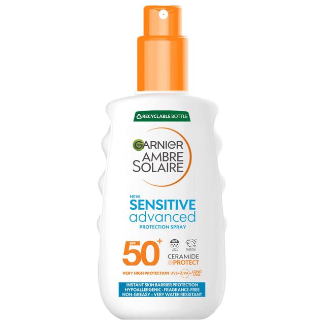 Garnier Ambre Solaire SPF 50+ Sensitive Advanced Sun Spray 150ml on Productcaster.