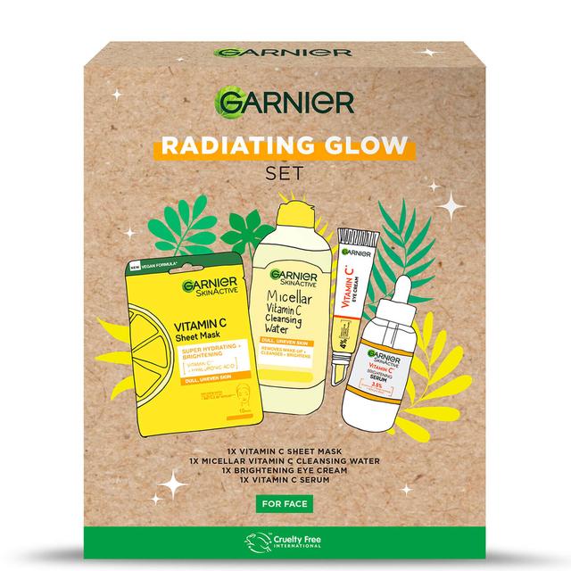 Garnier Radiating Glow Set for Face: Enjoy the Brightening Power of Vitamin C on Productcaster.