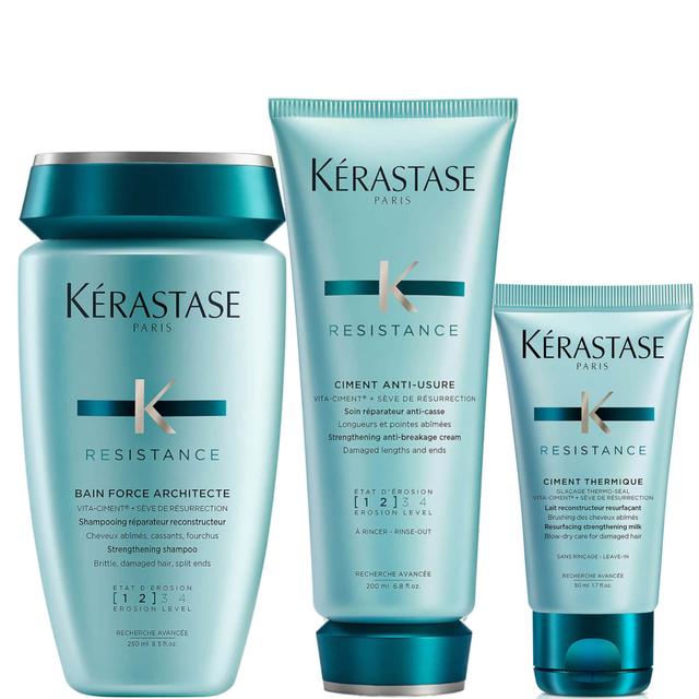 Kérastase Resistance Strengthening Duo for Fine/Medium Hair and Free Travel Size Heat Protector on Productcaster.