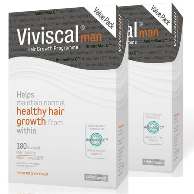 Viviscal Man Tabletten in 6-Monatspackung (360 Tabs) on Productcaster.