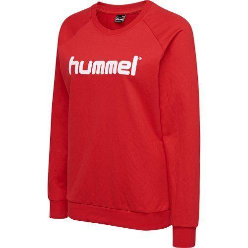 Hummel Go Cotton Logo Sweatshirt - Red Women, size Small on Productcaster.