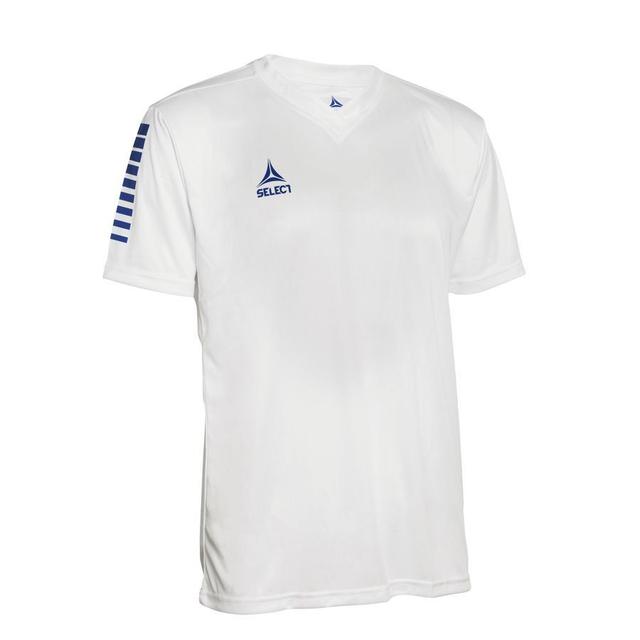 Select Pisa Playershirt - White/blue, size Small on Productcaster.