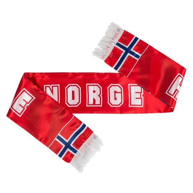 Norway Satin Scarf - Red/blue/white - , size One Size on Productcaster.