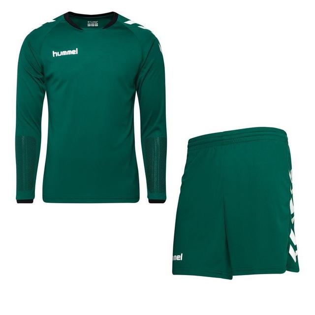 Hummel Goalkeepers Kit Core - Green/white Kids, size 128 cm on Productcaster.