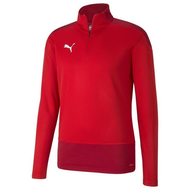 PUMA Training Shirt Teamgoal 23 1/4 Zip - PUMA Red/chili Pepper, size Small on Productcaster.