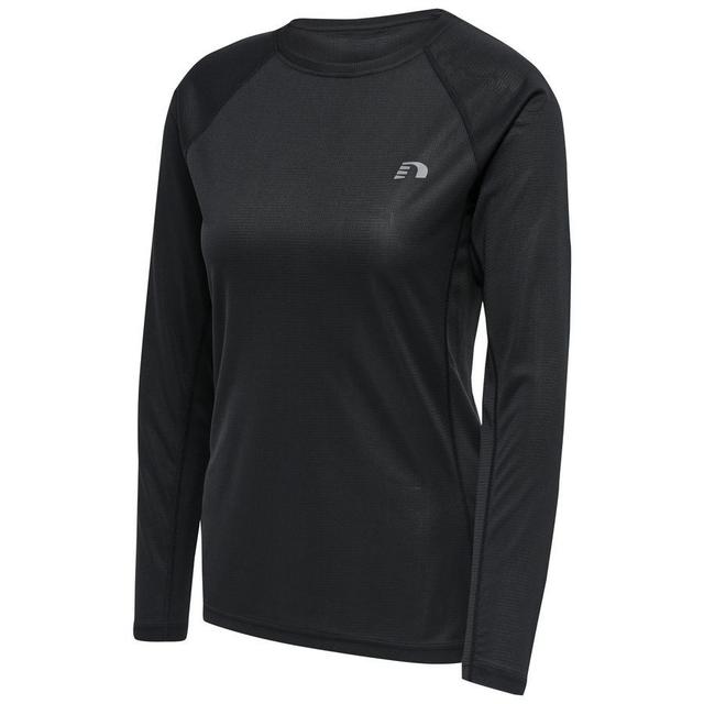 WOMEN'S CORE RUNNING T-SHIRT L/S BLACK - , size X-Large on Productcaster.