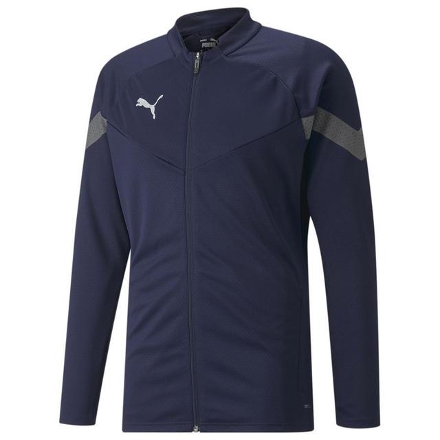 PUMA Track Top Teamfinal - Navy/grey, size Large on Productcaster.