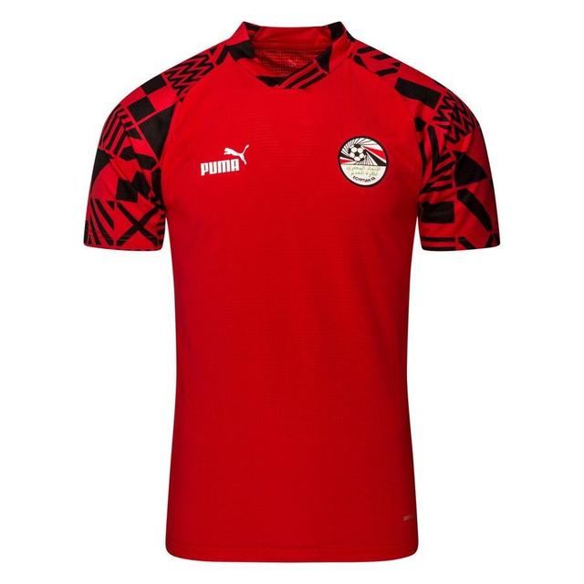 Egypt Training T-shirt Pre Match - Tango Red/black - , size X-Large on Productcaster.