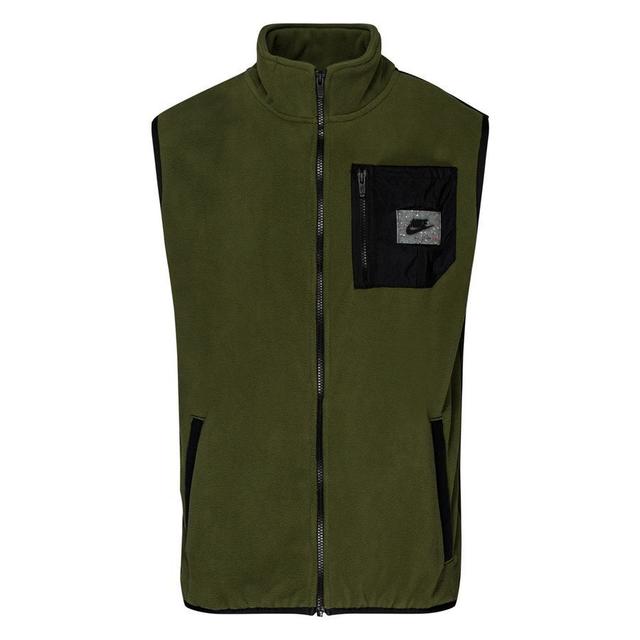Nike Vest Fleece Nsw Therma-fit - Rough Green/black, size Small on Productcaster.