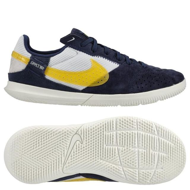 Nike Streetgato Ic Small Sided - Midnight Navy/vivid Sulfur/white/sail Kids, size 33½ on Productcaster.