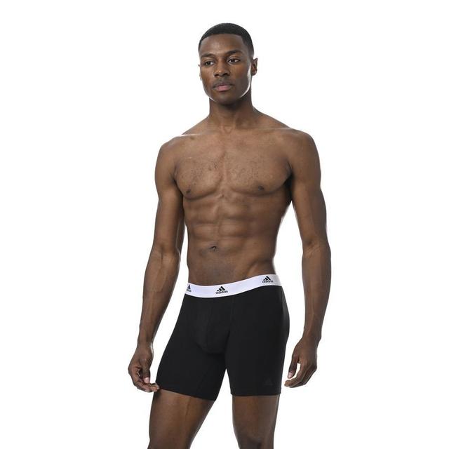 adidas Boxer Shorts Brief 3-pack - Black/white, size XX-Large on Productcaster.