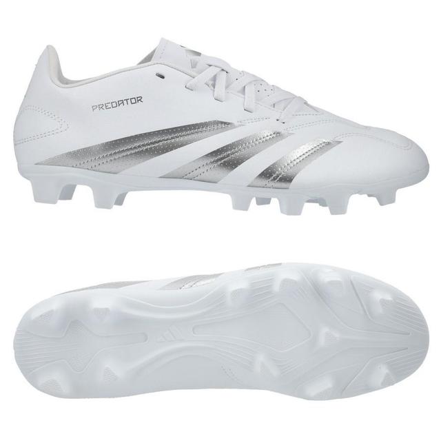 adidas Predator Club Fxg Pearlized - Footwear White/silver Metallic, size 42 on Productcaster.
