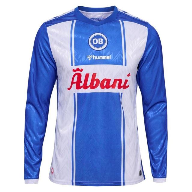 Odense Boldklub Home Shirt 2024/25 Long Sleeves - , size 4XL on Productcaster.