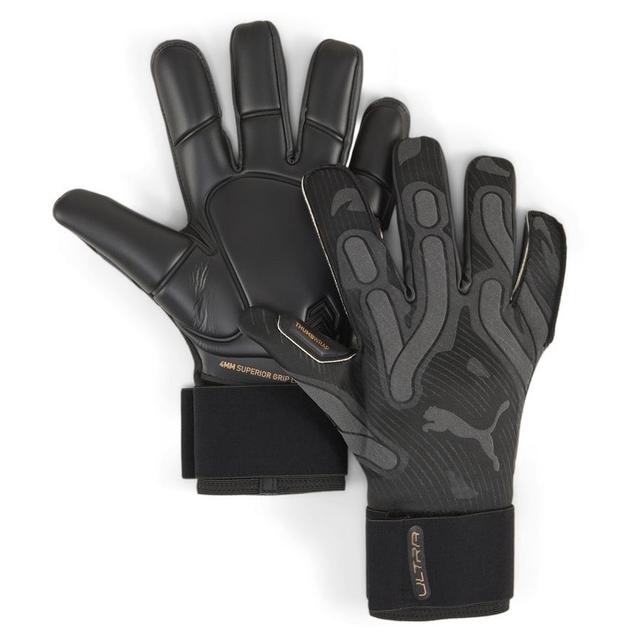 PUMA Goalkeeper Gloves Ultra Ultimate Hybrid Eclipse - PUMA Black/grey/copper Rose, size 11 on Productcaster.