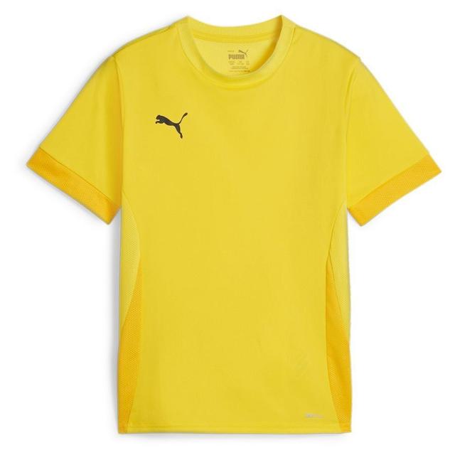 PUMA Training T-shirt Teamgoal - Yellow/PUMA Black Kids, size XS/128 cm on Productcaster.