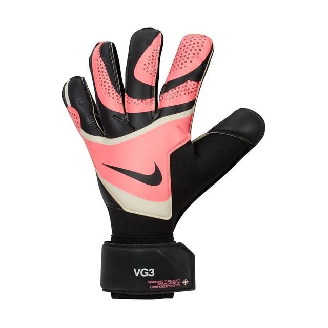Nike Goalkeeper Gloves Vapor Grip 3 Mad Brilliance - Black/sunset Pulse, size ['8 ½'] on Productcaster.