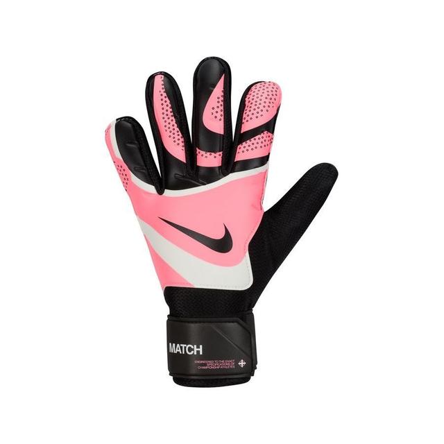 Nike Goalkeeper Gloves Match Mad Brilliance - Black/sunset Pulse, size ['8'] on Productcaster.