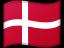 The flag of Denmark