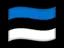 The flag of Estonia