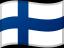 The flag of Finland