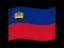 The flag of Liechtenstein