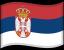The flag of Serbia