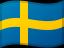 The flag of Sweden