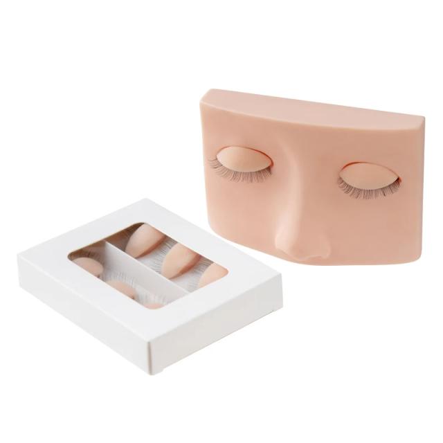 Song Lashes Eyelash Extension Mannequin Head High Quality Practice Tools Close to the Texture of Real Skin Silicone Gel Material on Productcaster.