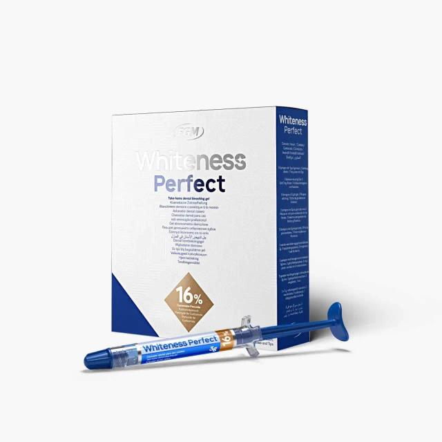 FGM Whiteness Perfect 16% Compatible Household Tooth Whitening Set Full Package Single Syringe, Spitted And White Teeth on Productcaster.