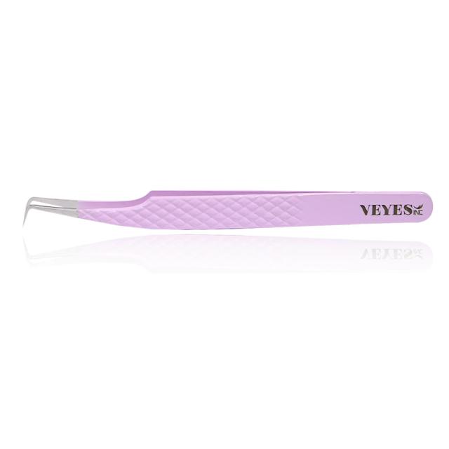 Veyes Inc Eyelash Extensions Tweezers Veyelash Professional 90 Degree Tweezers for Volume 3D Accurate Closure Anti-static Makeup on Productcaster.