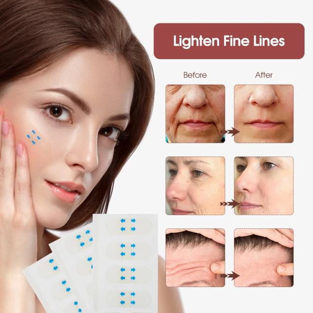 80/160pcs Lifting Face Sticker Invisible Transparent Thin Face Patche Lift Tools V-Shape Face Wrinkle Sagging Skin Adhesive Tape on Productcaster.