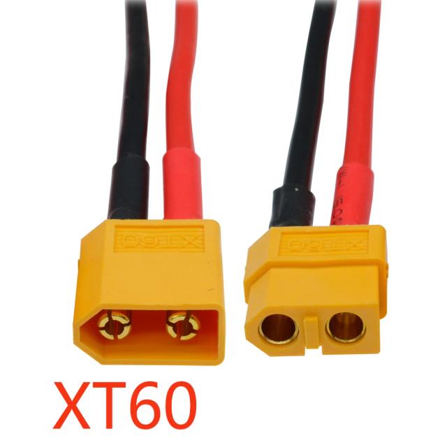 XT60 XT-60 Male Female Bullet Connectors Plugs With Silicon 14 AWG Wire For RC Lipo Battery Quadcopter Multicopter Hot Sale on Productcaster.