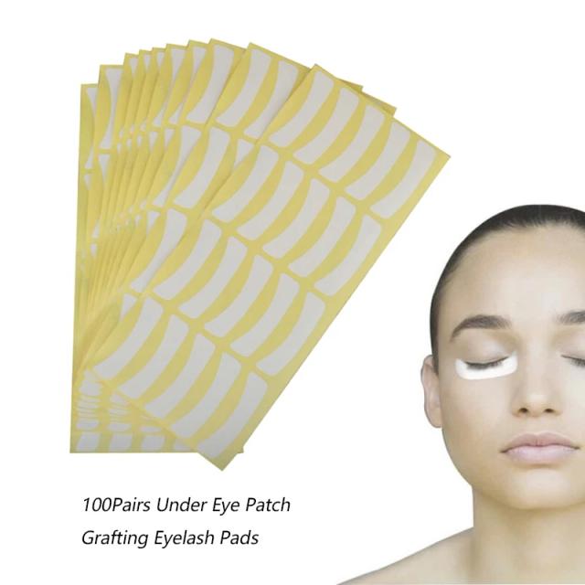 10Sheets 100Pairs Grafting Eyelash Pads Stickers Under Eye Pads Stickers Patches False Eyelash Extensions Makeup Cosmetics Tool on Productcaster.