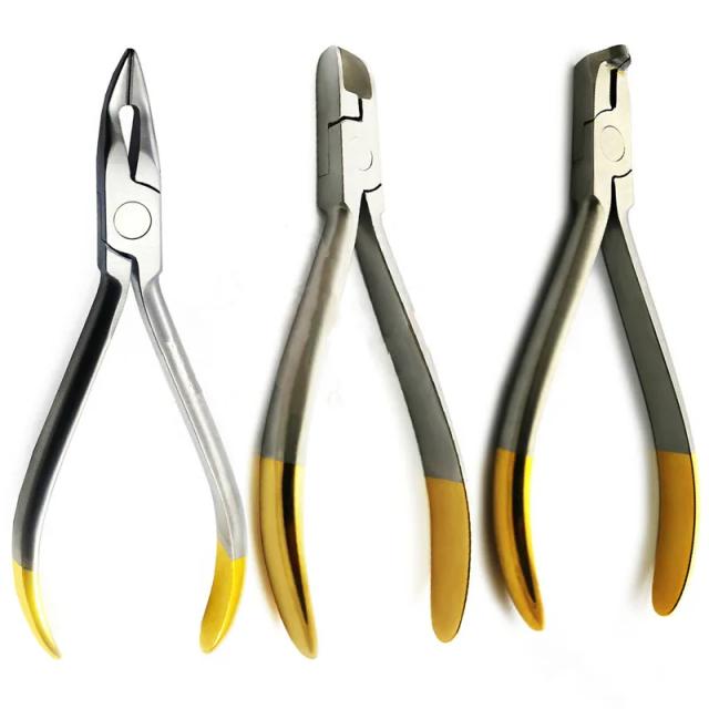 Set Of 3Pcs Orthodontic Pliers Dental Distal End Cutter TC Hard Wire Cutter TC Ortho Weingart TC Pliers on Productcaster.